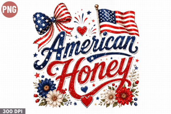 American Honey Patriotic Coquette PNG Guide