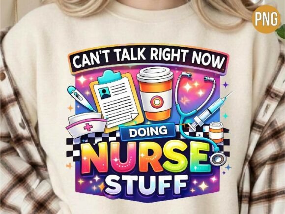 Evaluating the Cute Nurse Medical Coffee Design PNG for Creative and Commercial Projects