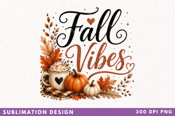 Evaluating the Fall Vibes Sublimation PNG and Autumn Pumpkin Designs for Print-on-Demand