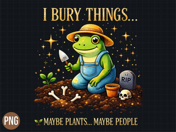 Evaluating the Funny Frog Gardening Glitter Skull PNG for Creative Projects