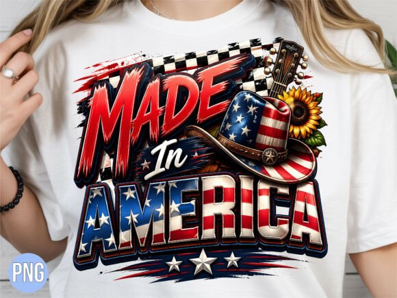 Mastering the Made in America Patriotic Us PNG T-shirt Design for Professional Print-on-Demand Success