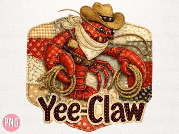 Western Patchwork Yee-Claw Lobster PNG